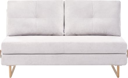 JERSLEV - 3-zits slaapbank - Gebroken wit - Polyester