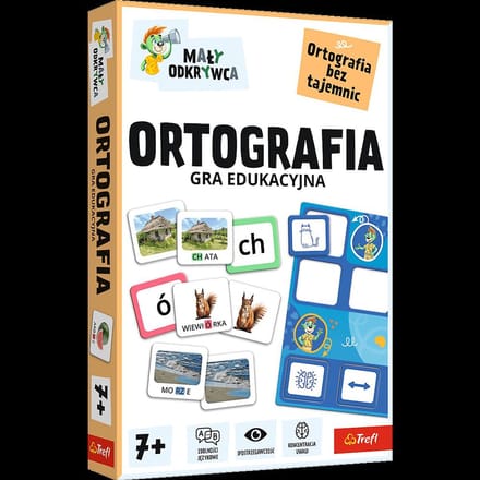 Gra Ortografia Mały odkrywca rodzina treflików 02803