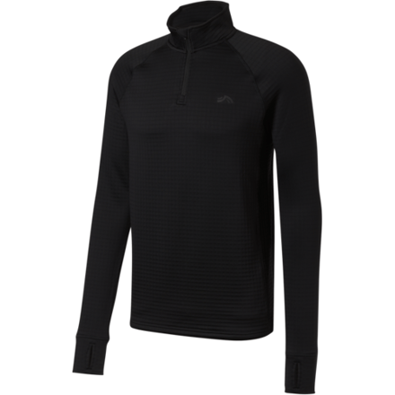 CRIVIT Heren sportshirt met fleecevoering (zwart, S)