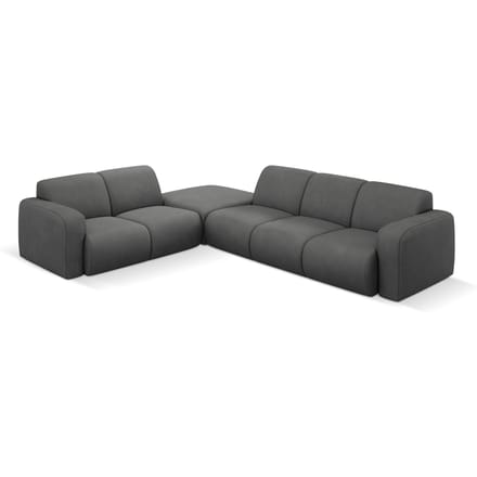 Hoekbank Lola links met hocker | Windsor & Co