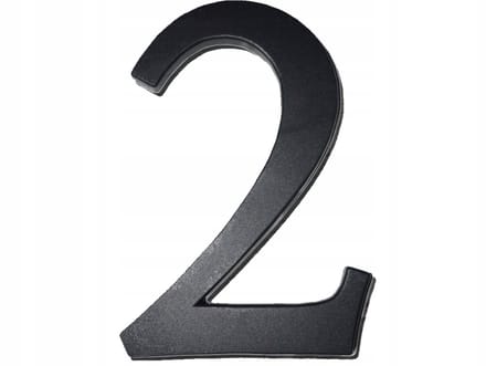 Lob - Huisnummer - Zwart - 19 cm - Weerbestendig