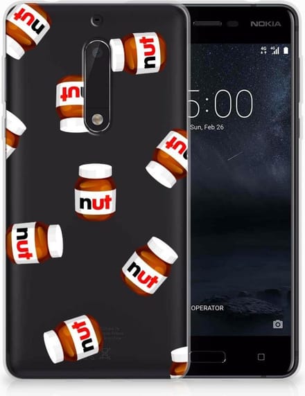 Nokia 5 Siliconen Case Nut Jar