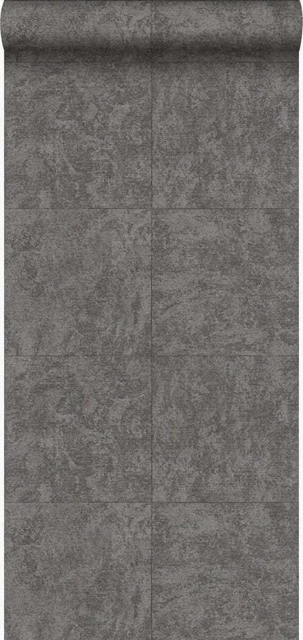 Origin Wallcoverings behang steen donker taupe - 53 cm x 10.05 m - 347407