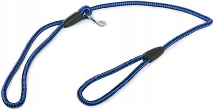 Hondenriem - Met handvat - Afneembaar - 120 cm - Blauw
