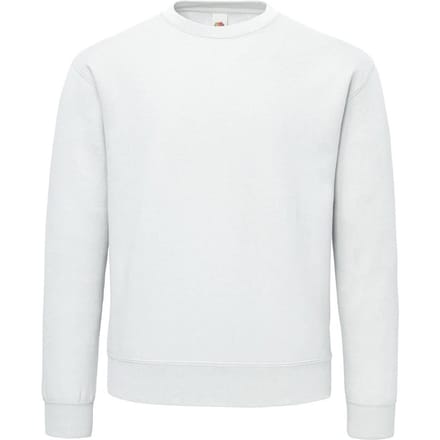Fruit of the Loom Unisex Sweatshirt Volwassenen (Wit)