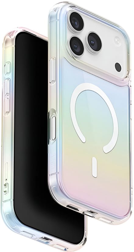 UNIQ Iridescia MagClick - Hoesje - iPhone 17 Pro - Multicolor - MagSafe