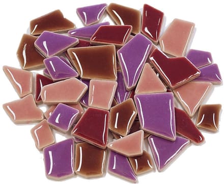 Colourful Mosaics mozaïekstenen Flip Mini Mix paars 100 gr creatief.