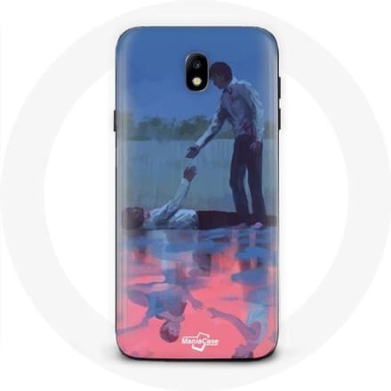 Coque - MANIACASE - Samsung Galaxy J7 2017 - Souple - Protection - Squid Game