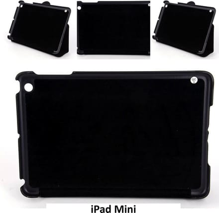 Apple iPad Mini 2-3 Zwart Smart Case - Book Case Tablethoes- 8719273107003