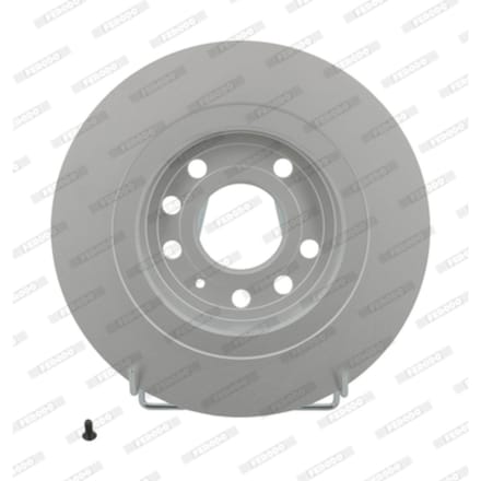 Remschijf FERODO DDF1288C achter, compleet, 2 stuk