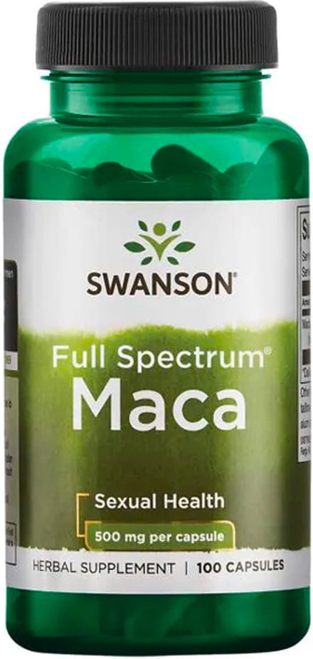 Supplementen - Maca 500mg - Vegan - 100 Capsules - Swanson