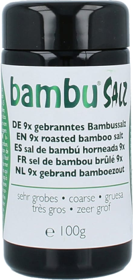 Bambu Salz Bamboezout zeer grof 9x gebrand 100 Gram