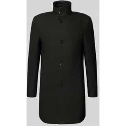 Slim fit lange jas met viscose, model 'H-Hyde-SU'