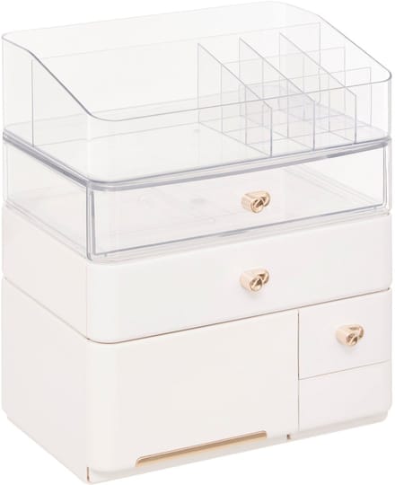 5Five Opberger Sara 5L/4 vakken - Organizer - 23x17x27cm - Wit