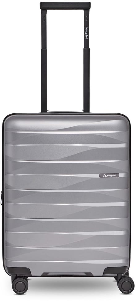 Bergpfeil Travel Cabin Trolley Arctic Silver Metallic Grijs 55cm