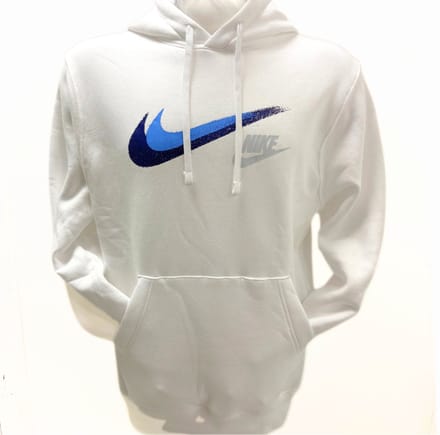 Nike Sportswear Pullover Fleece Double Swoosh (Wit) - Maat S