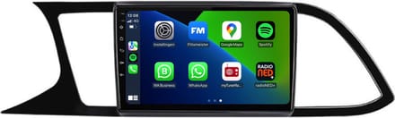 Carplay autoradio voor Seat Leon | 2013 t/m 2018 | Android 13 | Draadloos Apple Carplay & Android Auto | 2GB + 32GB | 8-Core processor | Davilon | 2025 model | 2013 2014 2015 2016 2017 2018 | Bluetooth & Wifi