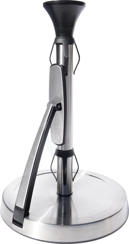 Woonzinnig Easy Grip -Keukenrolhouder staand - rvs - chrome