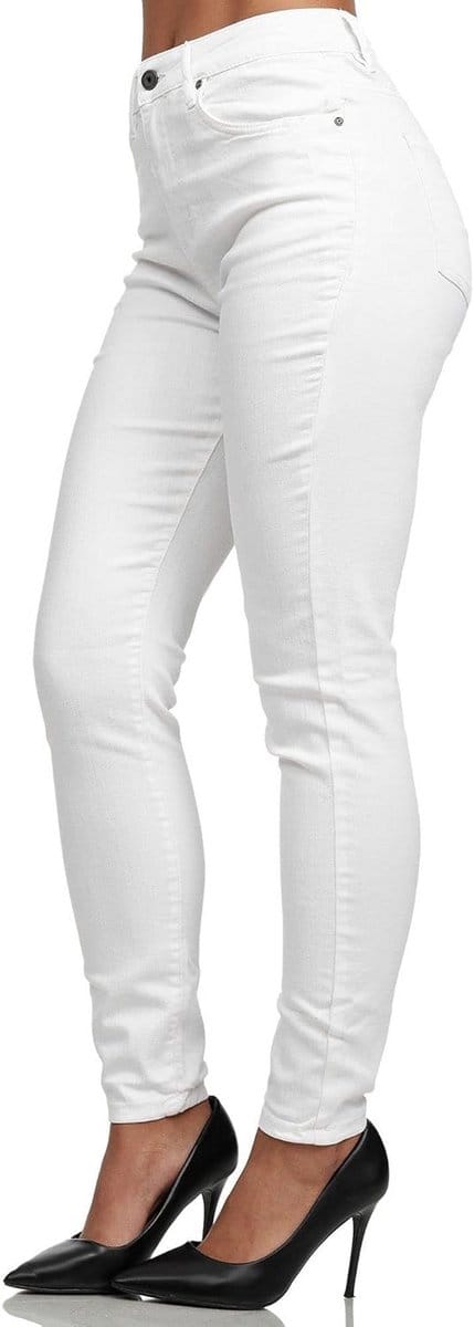 Dames Skinny Jeans Hoge Taille Stretch Denim Slim Fit Broek