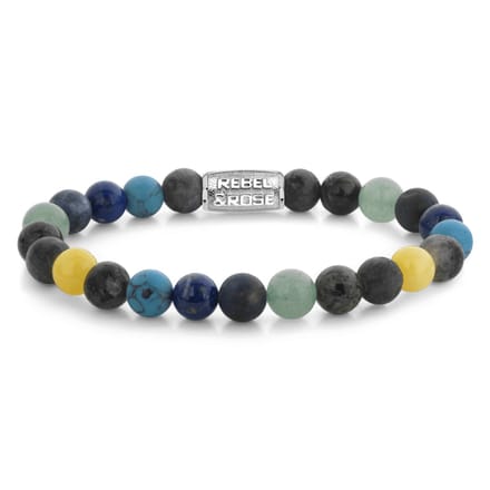 Rebel & Rose Ocean Reef Armband RR-80118-S – Multicolor Edelsteen