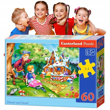 Castorland Puzzel 60 Het Element - Hans en Grietje