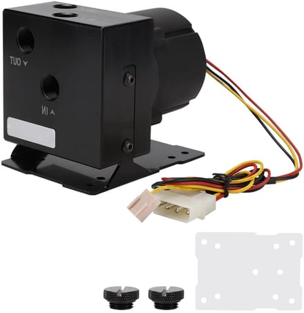 Waterkoelingspomp - PC Pomp - Computer Koeling - Hoge Stroomsnelheid - 1200L Per Uur - Zwart