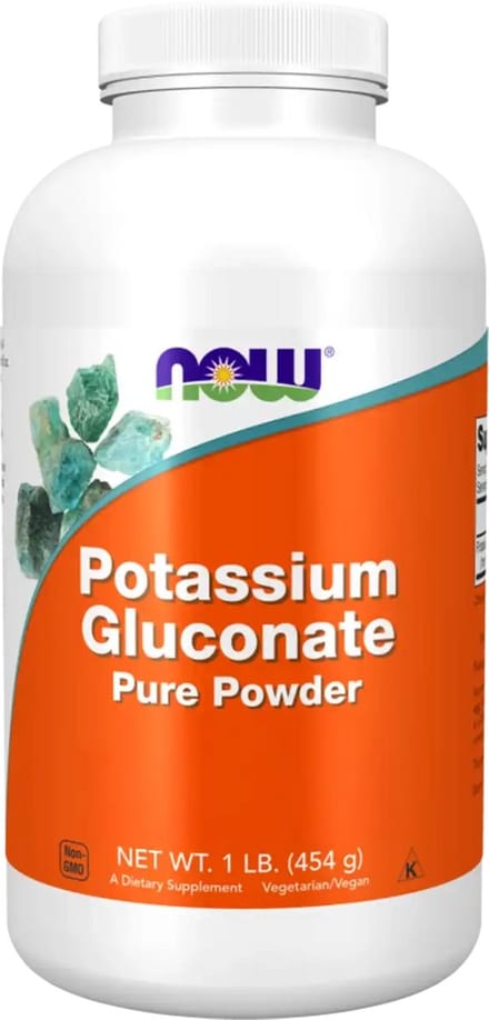 NOW Foods Kalium Gluconaat Poeder - 453 gr (1 pond)
