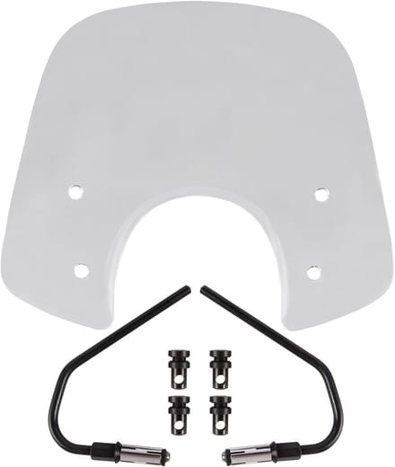Motorfiets Windscherm - Scooter Deflector - Bescherming Rijder - Extra Dik ABS - 260 g - Helder