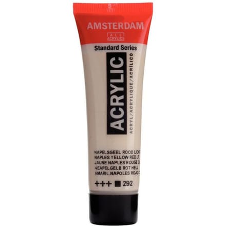 Verf - Acryl - 292 - Napels geel rood licht - Amsterdam - 20ml