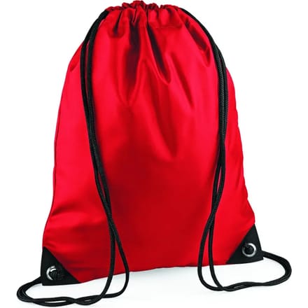 Premium Gymsac Sporttas BagBase - 11 Liter Bright Red