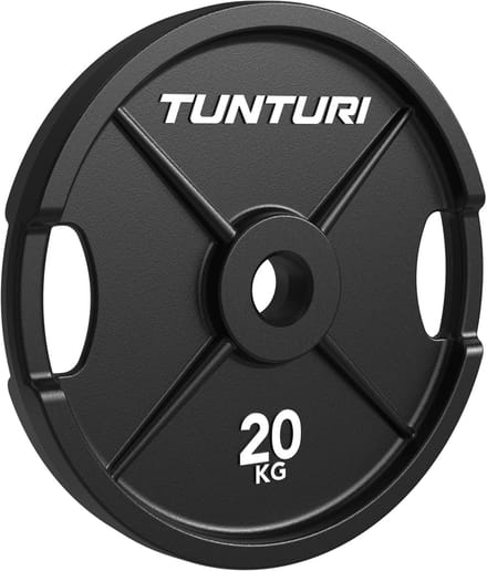 Tunturi Platinum Cast Iron Plate - Olympische halterschijf - 20kg