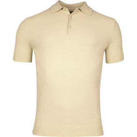 Baileys poloshirt korte mouw beige