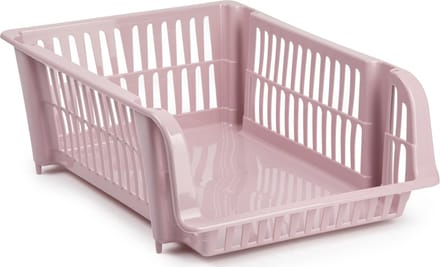 Plasticforte Stapelbare opbergmand - Oudroze - 20L - kunststof - 43 x 32 x 16 cm