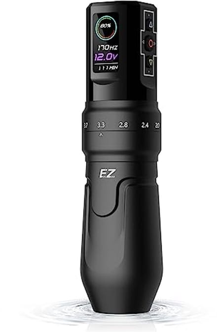 Draadloze Tatoeage Machine met OLED Digitaal Display en Variabele Beroertes