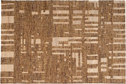 WOOOD Ian Handgeweven Vloerkleed - Wol - Bruin 170x240 cm