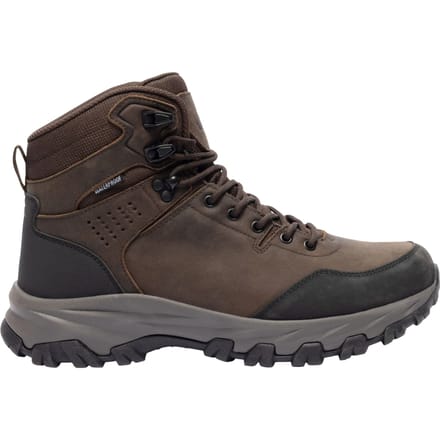 Trespass Heren Stride Leder Wandelschoenen (Donkerbruin)