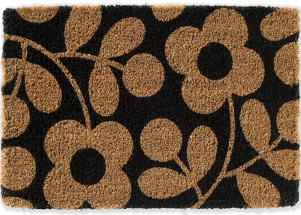 Orla Kiely Doormat Stem Sprig Jet 563905 - 40 x 60 cm