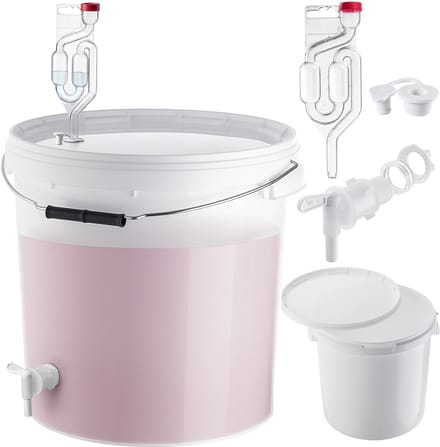 KADAX gistingsemmer set met deksel en handvat