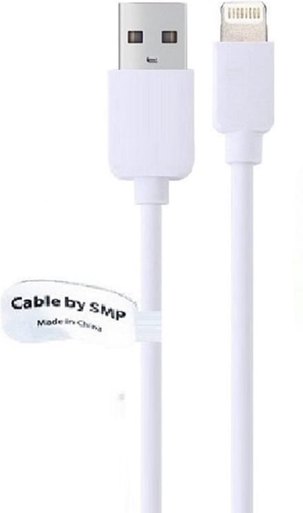 OneOne 3,0m laadkabel. OneOne USB Lightning kabel met E75 chip. Oplaadkabel snoer past op Apple iPhone 5, iPhone 5c, iPhone 5s, iPhone 6, 6 Plus, iPhone 6s, iPhone 7, iPhone 7 Plus, iPhone 8, 8 Plus, iPhone SE, iPhone X