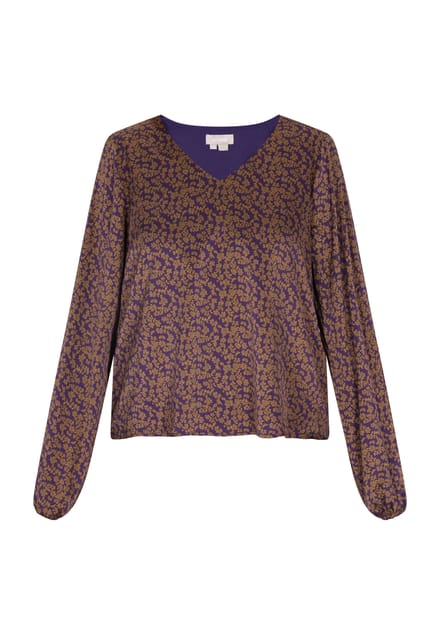 usha Blouse Dames Violette Curry