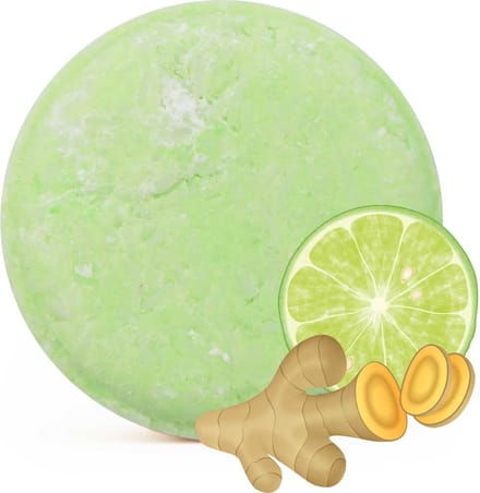 Shampoo Bar Gember Limoen 65g - Vet - Dunner wordend Haar