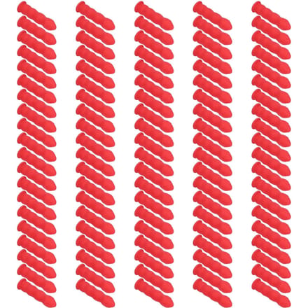100 stuks Kit Besparende Dop Open Kitkoker Afdichtend Bewarend Latex Kit Dop Bespaarder red
