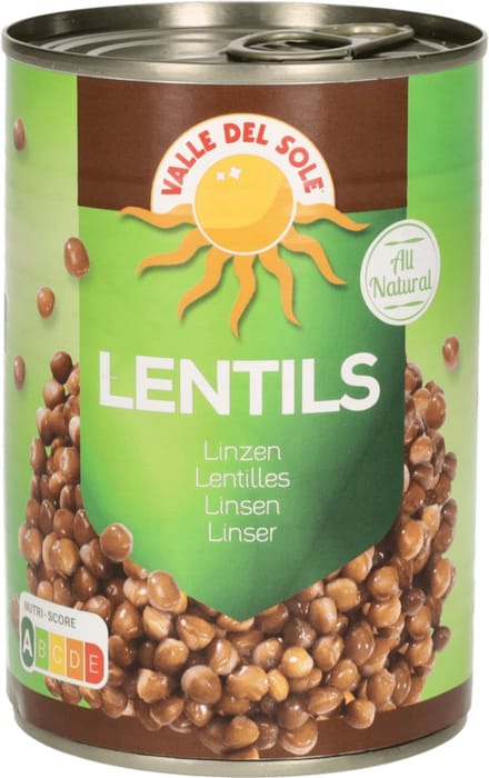 Valle Del Sole - Linzen In Blik - 3x 400 g