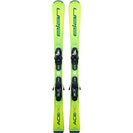 Elan Rc Ace Jr Shift + El 7.5 Gw Ca Jrs Blk [h] Junior Alpin Skispakket Geel 130 Kinderen