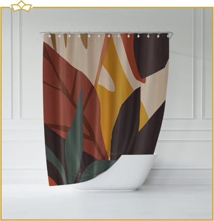 ATTREZZO® Douchegordijn Emma - 180x180 cm