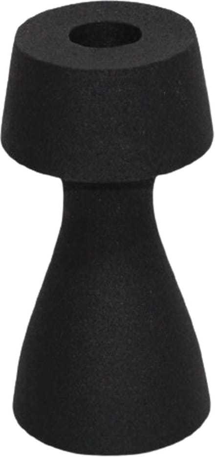 Kandelaar - Branded by - kandelaar Marle zwart - 12 cm hoog