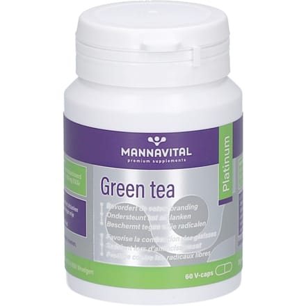Pit&Pit - Green Tea Platinum bio 60 pcs. - Bevordert de vetverbranding - Ondersteunt het afslanken