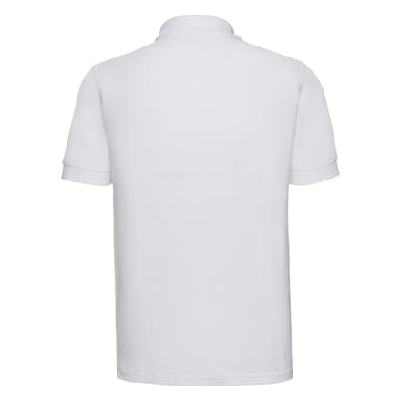 Russell Heren Ultimate Katoenen Poloshirt (Wit)