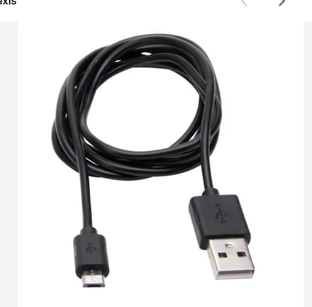 Kopp USB-A oplaadkabel naar USB-micro 1.5 meter - zwart (33367161)