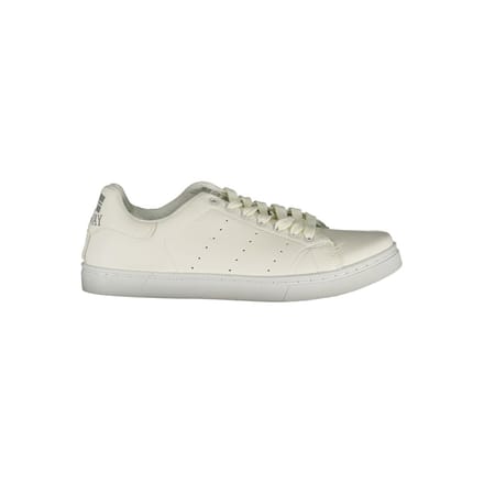 Noorwegen 1963 Witte Polyurethaan Heren Sneakers